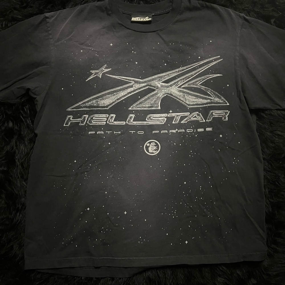 Hell Star Black Graphic Men's Shirt